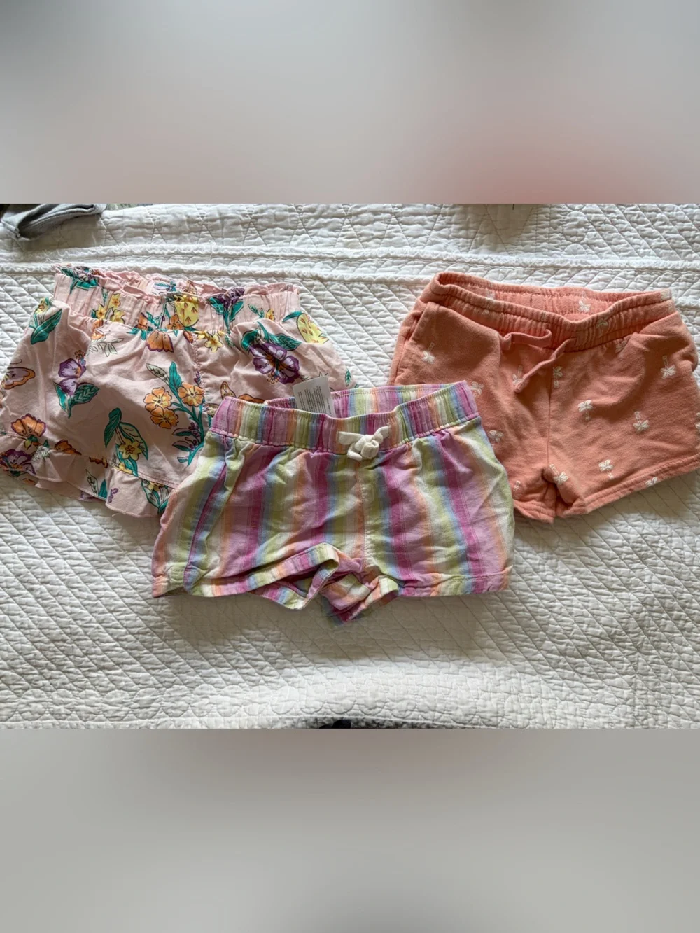 Girls carters short lot 3T